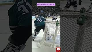 Unsuccessful transfer shorts hockey worldhockey hockeynaldoo icehockeypuck [upl. by Mcnamee956]