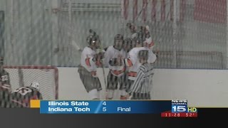 Indiana Tech hockey wins first game of the season [upl. by Mcgannon]