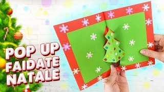 Biglietto di Natale fai da te Pop Up  Lavoretti con la carta [upl. by Lozano907]