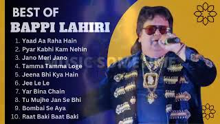 Best of Bappi Lahiri Bappi Lahiri Gold Collection Bapi Lahiri Hindi Songs [upl. by Anilem]