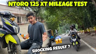 TVS Ntorq 125 XT Edition Mileage Test  Shocking Result 😱 [upl. by Ener]