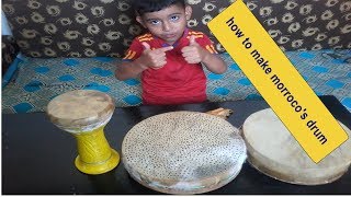 How to make Darbouka🎺 Moroccos Drums🎷Comment faire une darboukaTambour marocain [upl. by Catt]