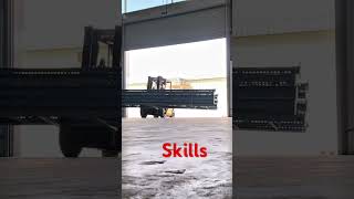 Forklift Techniques forklift shorts skills [upl. by Alimaj]