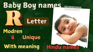 R letter Baby Boy names modern and uniqueBaby boy names starting with R letter with meaning😍😍 [upl. by Carley]