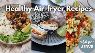 Healthy air fryer recipes nachos spring roll dumplings and satay chicken [upl. by Sev]