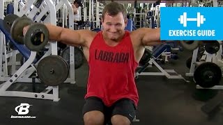 How to Seated Dumbbell Side Lateral Raise with Hunter Labrada  Exercise Guide [upl. by Saks546]