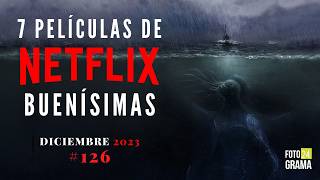 ¿No sabes qué ver 7 Buenas Películas Atrapantes en NETFLIX  Fotograma 24 con David Arce [upl. by Ahsirahc]