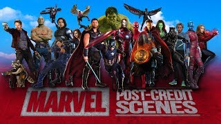 All The Marvel Cinematic PostCredits Scenes Compilation 20082017 [upl. by Ativet]