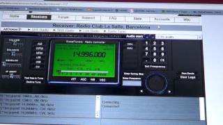 RWM moscow time signal on Globaltuners Spain Receiver [upl. by Hacissej823]