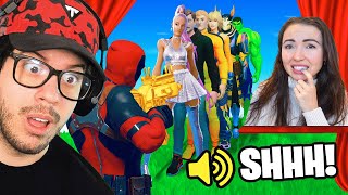 My Girlfriend Went UNDERCOVER in my FASHION SHOW Fortnite [upl. by Artie]