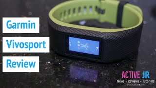 Garmin Vivosport review  Best Fitness tracker 2017 [upl. by Ativak]