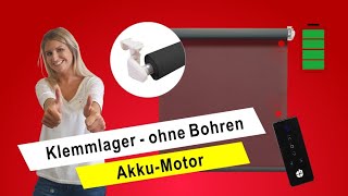 Elektrische Rollos anbringen ohne Bohren [upl. by Hgielyk]