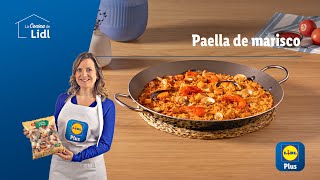 Paella de marisco 🥘🐟  Recetas de pescado  Lidl España [upl. by Archle]