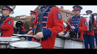 Hasseltse Fanfare optocht Genemuiden Koningsdag 2024 [upl. by Airliah]