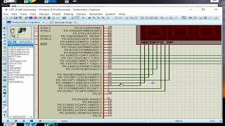 Seven Segment LED interface to LPC2148 using ARM Cortex Development Board and Proteus [upl. by Botti912]