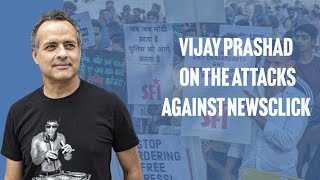 Vijay Prashad and Zoe Alexandra discuss Newsclick raids [upl. by Yrelav]