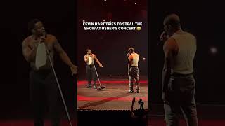 Kevin Hart tries to steal the show at Ushers concert💀😭 usher kevinhart rnb singer pop [upl. by Ihcas]