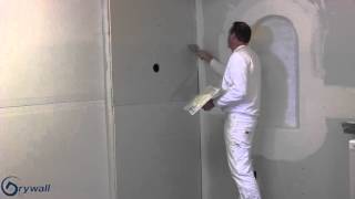 Prefilling before taping  Drywall Instruction [upl. by Tibold]