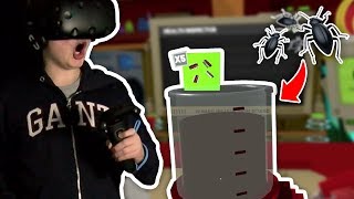 Chef Ethan makes a bug smoothie in Job Simulator VR [upl. by Zakarias540]