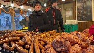 🇵🇱 POLISH STREET FOOD KRAKOW POLAND WALKING TOUR 4K HDR [upl. by Elagiba989]