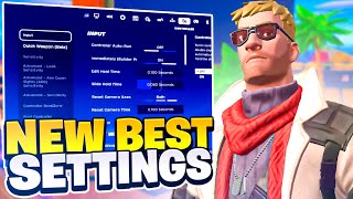 NEW BEST Controller Settings For Fortnite Chapter 5 PS4PS5XboxPC [upl. by Oicafinob]