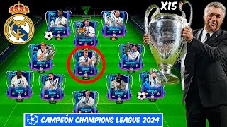 🏆 Creamos amp Usamos al REAL MADRID CAMPEON de la CHAMPIONS LEAGUE 2024 en FC Mobile  Frank [upl. by Williamsen121]