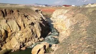 Shoshone River and Canyon Viewpoint with Rodeo Cody Wyoming [upl. by Eiramaneet]