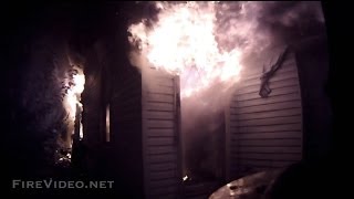 House Fire 2ND DUE ENGINE EXTINGUISHES Fire Helmet Cam [upl. by Fregger]