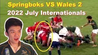 Review Springboks VS Wales 2nd Test 2022 July Internationals Reactions Recap Analysis [upl. by Eiznikcm784]