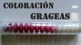 ¿Cómo se hace  Coloración de grageas [upl. by Enalda]