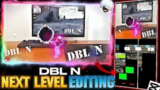 HOW TO EDIT LIKE DBL N 😈  HOW TO EDIT FREE FIRE VIDEO  DBLN1 [upl. by Anelas]