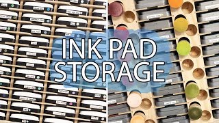 You NEED To See This Ink Pad Storage  Craft Room Organization [upl. by Nomis]