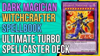 Dark Magician Witchcrafter Spellbook ULTIMATE Spellcaster Deck [upl. by Gleason264]