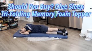 Should You Buy Olee Sleep TriFolding Memory Foam Mattress [upl. by Toile703]