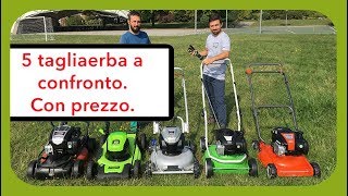 Comparativa tagliaerba mulching  QUALE SCEGLIERE [upl. by Nonnad]