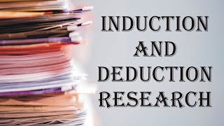 Induction and Deduction Research  Kinds of Research  Research Methodology  Law Guru [upl. by Teteak475]