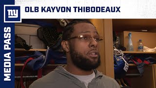 Kayvon Thibodeaux Ive got a chip on my shoulder for next year  New York Giants [upl. by Arded]