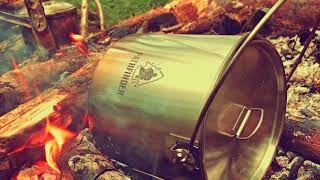 Bushcraft bread with Pathfinder Bushpot [upl. by Esmond]