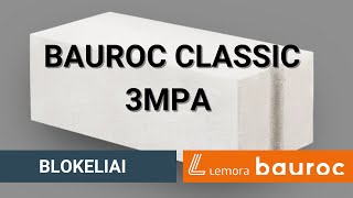 BAUROC CLASSIC dujų silikato akyto betono blokai [upl. by Wait]