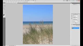 Photoshop  tutoriel  redresser un horizon [upl. by Oshinski478]