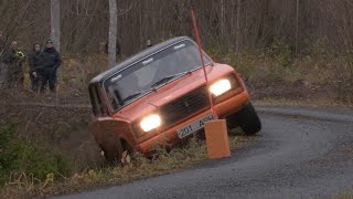 Hiiumaa rahvaralli 2024 crashes amp action [upl. by Atil990]