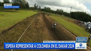 Piloto colombiano correrá el Rally Dakar 2024 [upl. by Kathryn]