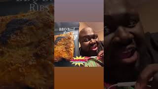 BBQ Beef Ribs cooking recipe bbq food [upl. by Gris794]