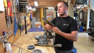 How To Sharpen Mower Blades  Proper Mower Blade Balancing [upl. by Stubstad66]