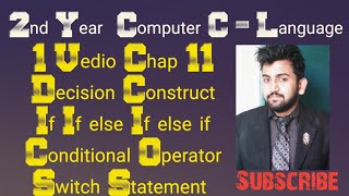 Decision Construct  If Statement  If else  If Else If  Nested If Ternary Op  Switch Statement [upl. by Olathe616]