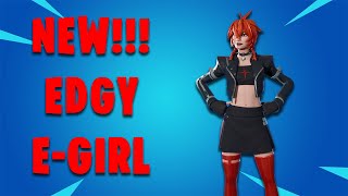 NEW SKIN Nix Scarlett  In Depth Fortnite Item Shop Review w QUANTUM CAMPER 992024 edgy Egirl [upl. by Delsman]