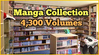 HUGE MANGA COLLECTION 2023  Otaku Room Tour 4300 Volumes [upl. by Jenna]