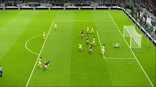 Aston Villa vs Crystal Palace Efootball Pes 21 Gameplay On PC  Gameplay Part10 [upl. by Sleinad]