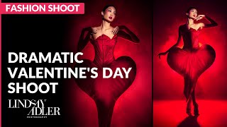 Dramatic Valentines Day Fashion Shoot  Inside Fashion and Beauty Photography with Lindsay Adler [upl. by Junette258]