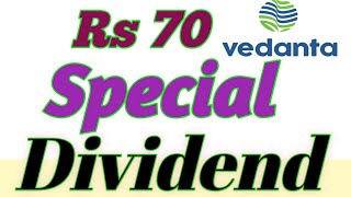 Vedanta Special Dividend 70 Dividend Stock Split 🪓 [upl. by Con]